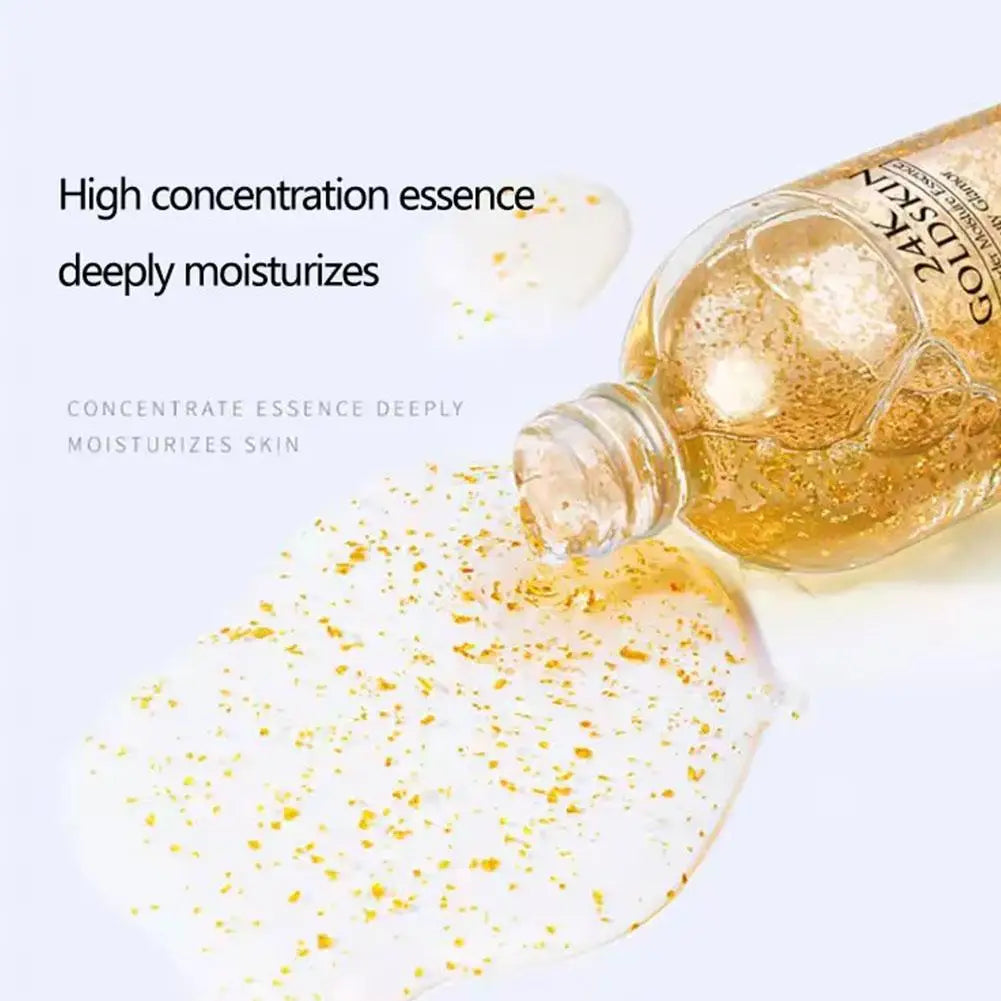 24K Gold Face Serum Moisturizer Day And Night Skin Care Nicotinamide Original Solution Hydrating And Moisturizing Facial Essence