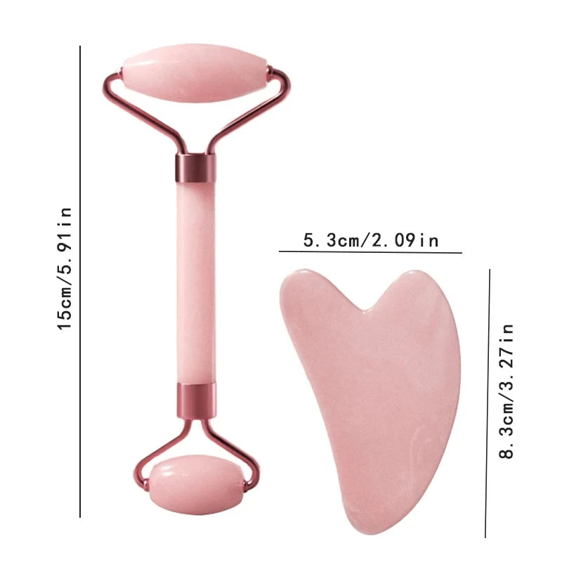 GlowRoutine™ Jade Roller Set
