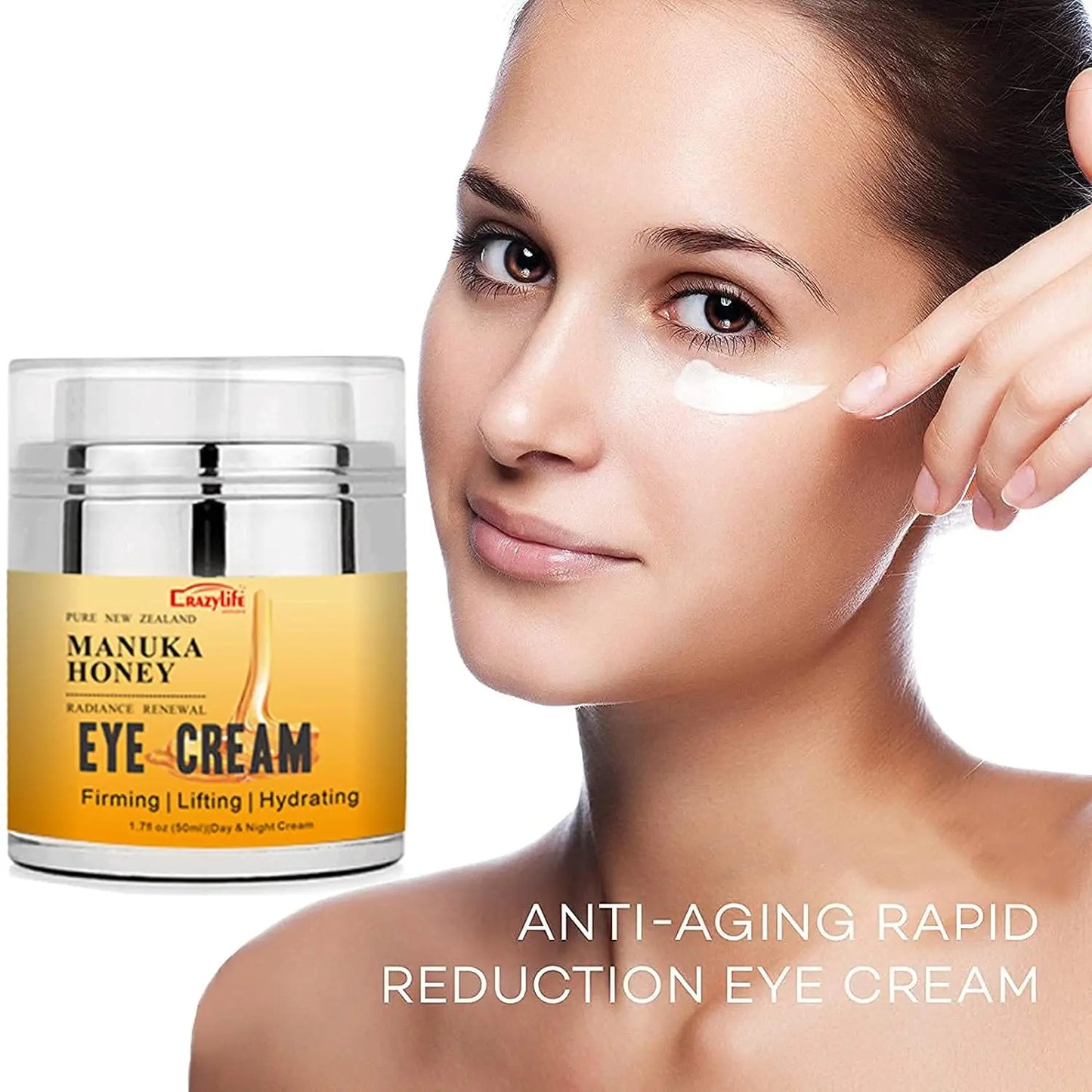 100g Organic Manuka Honey Shrink Pores Moisturizing Whitening Face Serum Smoothing Plumping Brightening Cream Anti wrinkle