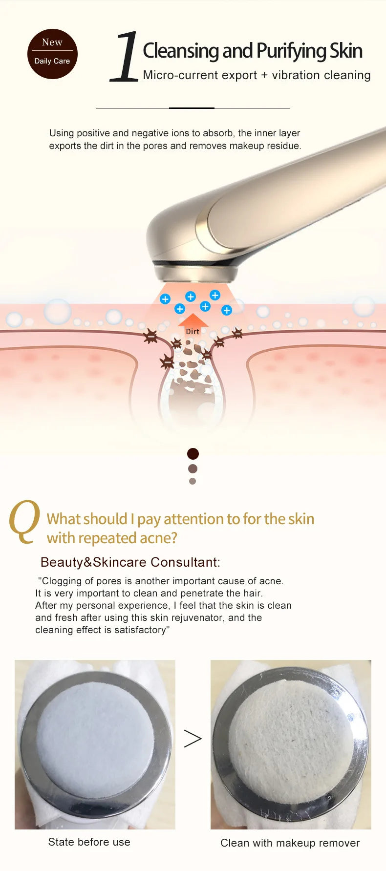 New Facial Lifting and Firming Rejuvenation RF Beauty device Home Face  device  EMS Microcurrent Beauty device Gift